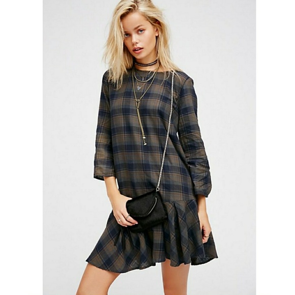 Free People Dresses & Skirts - Free People x CP Shades Plaid Mini Dress